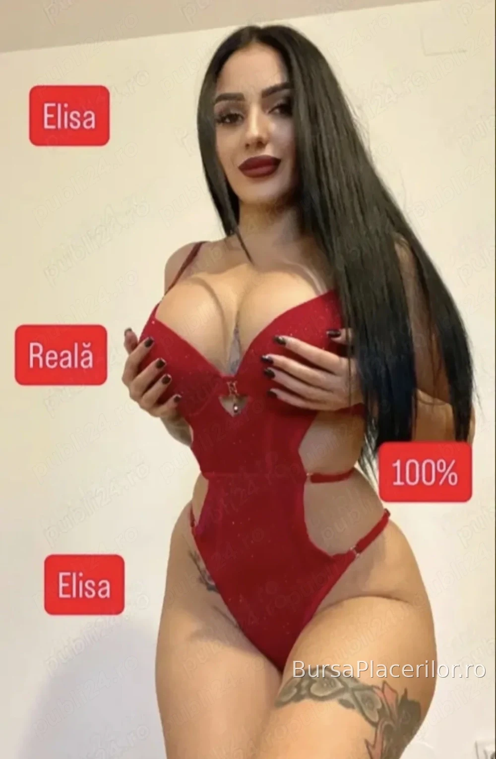 100%  Reala Elisa Doar 2 zile in oras la voi