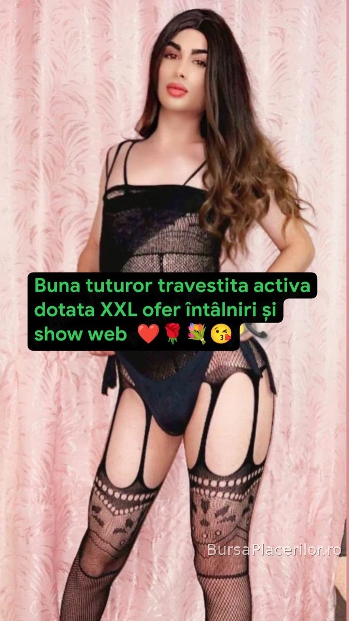 Eva XXL travestita activa 23CM ÎNTÂLNIRI SI SHOW web