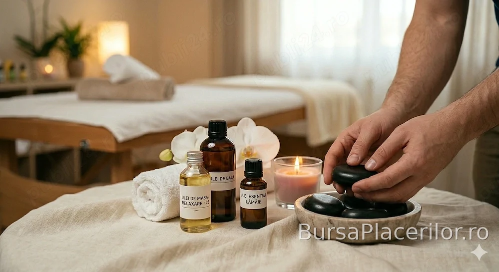 Masaj de Relaxare la Domiciliu (Pentru Doamne-Domnișoare)   Energie pozitivă și răsfăț