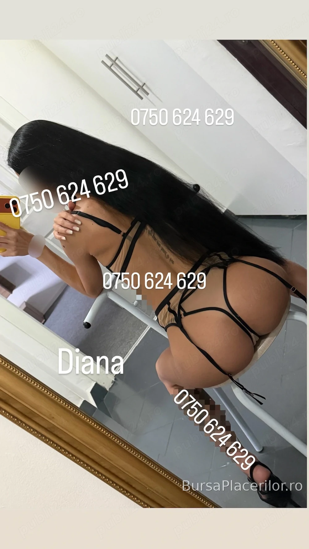 Bruneta slim noua aici - 0750624629