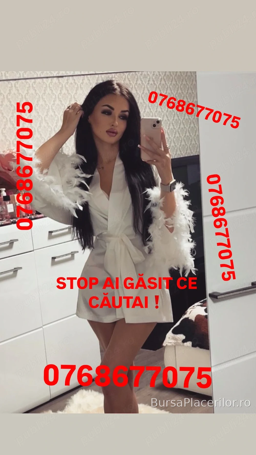 Andreea , doar deplasari la tine sau la hotel - 0768677075