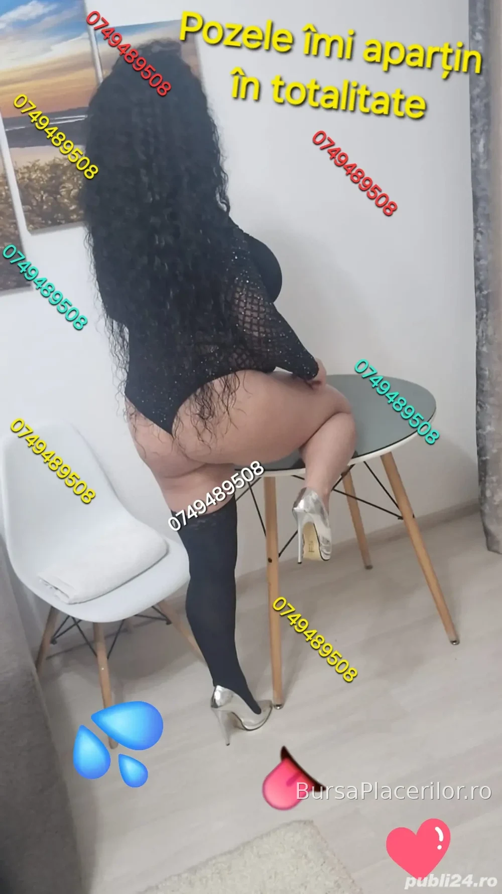 Brunetă creață focoasă 35 ani