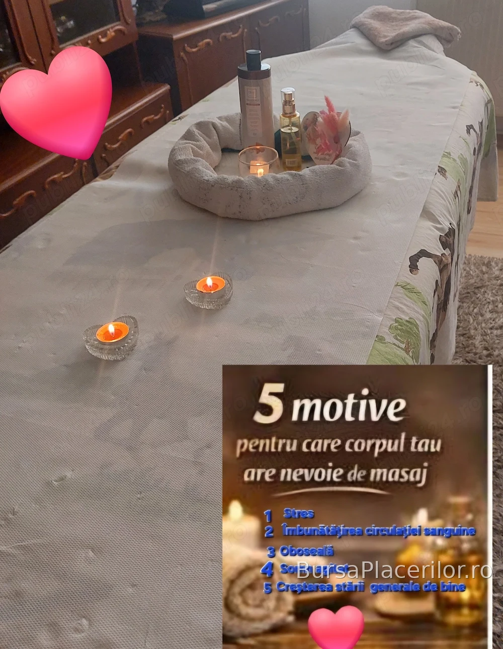 Bună! Vă ofer masaj de relaxare.Nu deranjați inutil rog seriozitate. - 0734342289