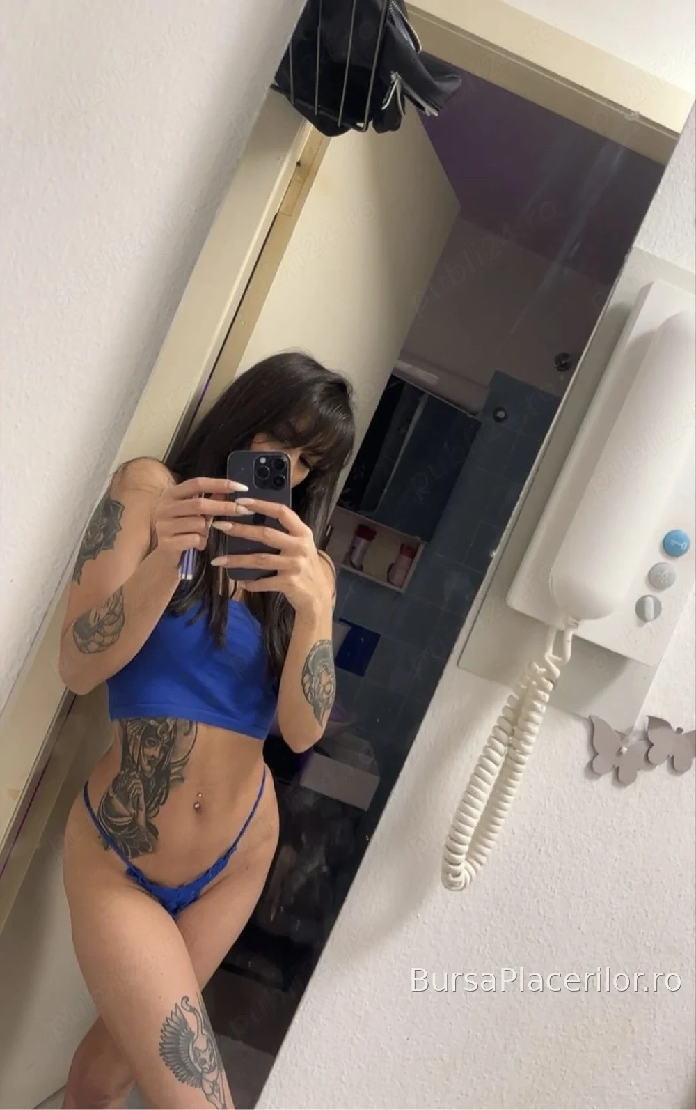 Profil real confirm cu tatuajele ,Bruneta slim - 0736189063